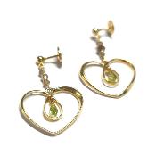 Larmes de Marie - Boucles d'oreilles Saphir et Diamant 03592