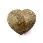 Opale Commune Verte de Madagascar Coeur 04407