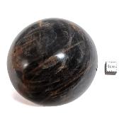 Pierre de Lune Noire Boule 04536