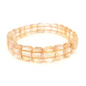 Citrine Chauffée (Améthyste Chauffée) Bracelet Carré 04787