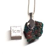 Dioptase Pendentif Pierre Brute - 05197