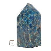Apatite Bleue - Pointe Unique Polie n° 05757