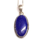 Lapis Lazuli Pendentif avec Monture en Argent 15058