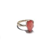 Rhodochrosite Bague en Argent 20105