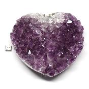 Améthyste d'Uruguay Coeur 2572
