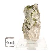 Tourmaline Verte sur gangue pierre brute 2968