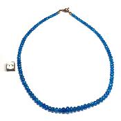 Apatite Bleue Collier 3060