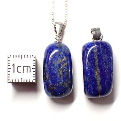 Lapis Lazuli Pendentif Pierre Roulée