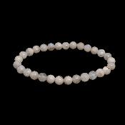 Pierre de Lune Bleutée Bracelet Boule