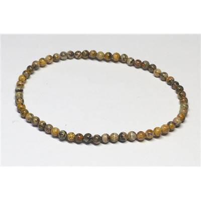 Jaspe Léopard Bracelet Boule