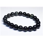 Obsidienne Oeil Celeste Bracelet Boule