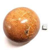 Pierre de Lune Orange Boule 04552