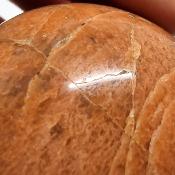 Pierre de Lune Orange Boule 04556