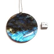 Labradorite pendentif disque 04640