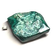 Malachite Morceau Poli n° 05349