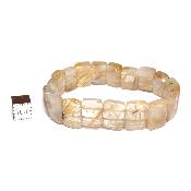Cristal Rutile Bracelet Carré 05918