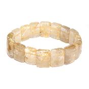 Cristal Rutile Bracelet Carré 05920