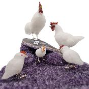 Famille de poules 14296