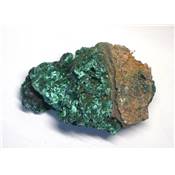 Malachite Fibreuse Pierre Brute n° 18028