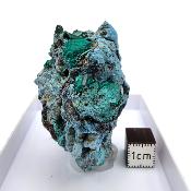 Shattuckite et Dioptase pierre brute 14940
