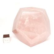 Quartz Rose Dodécaèdre 3019