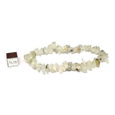 Préhnite Inclusions Epidote Bracelet Baroque