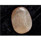 Selenite Orange Pierre Plate
