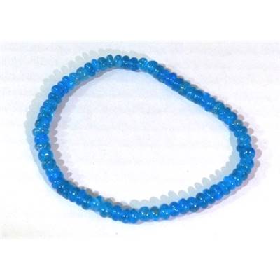 Apatite Bleue Bracelet Disque