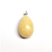 Calcite Orange Pendentif Pierre Roulée