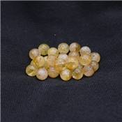 Citrine Chauffée Perles