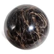 Pierre de Lune Noire Boule 04533