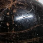 Pierre de Lune Noire Boule 04541