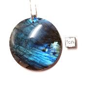 Labradorite pendentif disque 04640