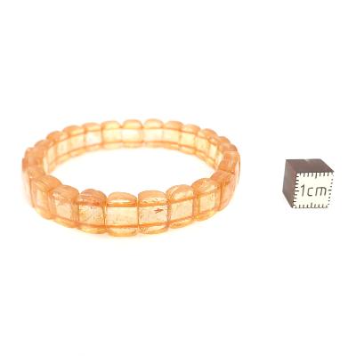 Citrine Chauffée (Améthyste Chauffée) Bracelet Carré 04785