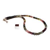 Tourmaline Multicolore Collier 10051