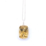 Citrine Naturelle Pendentif - Numrots