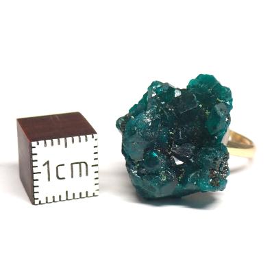 Dioptase Bague en métal 2014