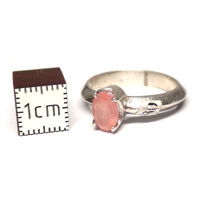 Rhodochrosite Bague en Argent 2472