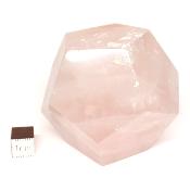 Quartz Rose Dodécaèdre 3019