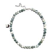 Agate Arbre Collier Roulé