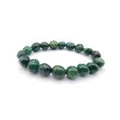 Fuschite Verte Bracelet Roulé