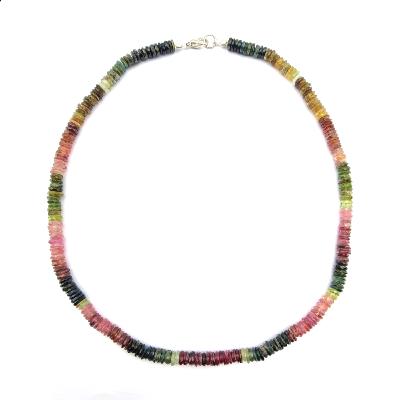 Tourmaline Multicolore Collier 04161