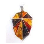 Ambre de la mer Baltique Pendentif - Numrot(e)s