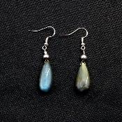 Labradorite Parure Création Pétales 13649