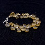 Création Pétales Citrine Naturelle Bracelet 13691