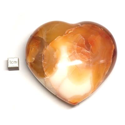 Cornaline chauffée coeur 15482