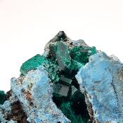Shattuckite et Dioptase pierre brute 14940