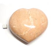 Pierre de lune Orange coeur 2252