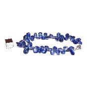 Cyanite Bleue bracelet pétale 2433