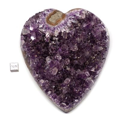 Améthyste d'Uruguay Coeur 2564